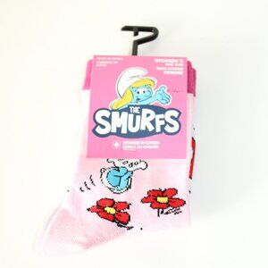 ❄️5/$25🎄 Peyo Smurfette & Smurf Socks One Size